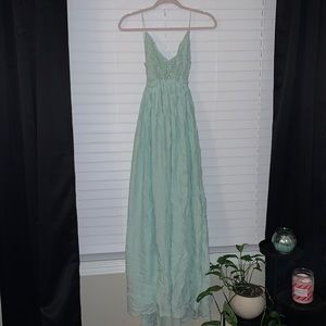 AKIRA teal dress
